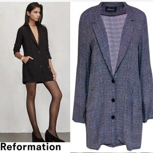 Reformation Longline Blazer